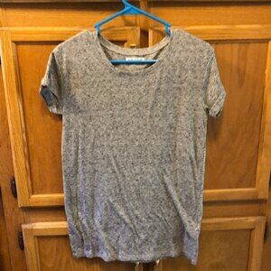 awake Grey cuffed sleeve tshirt size small